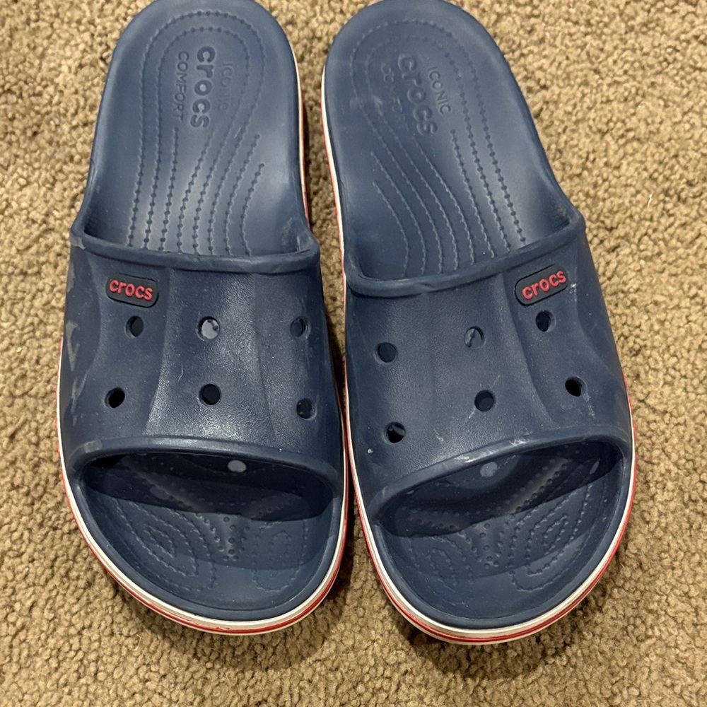 CROCS Dark Blue Slide Sandals